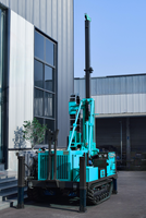 Foreuse géologique sur chenilles entièrement hydraulique avec moteur diesel, profondeur de forage maximale 400 m