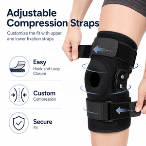 Attelle orthopédique articulée pour le genou, soulagement de la douleur, soutien des ligaments, récupération sportive, stabilisateur léger et respirant - Product Image 4