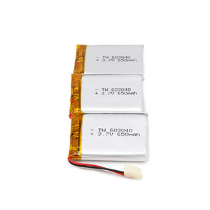 Rechargeable lithium ion battery, 801350 3,7 v 500mah li-ion battery cell with BMS - Product Image 6