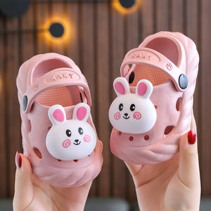 Pantoufles pour enfants été intérieur maison anti-dérapant bébé fille et garçon 1-2 ans sandales chaussettes - Product Image 2