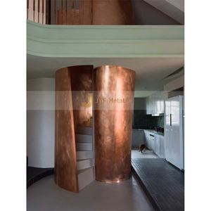 Envoltura de columna decorativa de acero inoxidable 304 personalizada V324 para diseño de Villa - Product Image 1