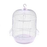Nichoir portable pour oiseaux, nichoir coloré, durable, pour l'extérieur et l'intérieur, pour petits oiseaux de compagnie, cage à oiseaux circulaire plaquée or