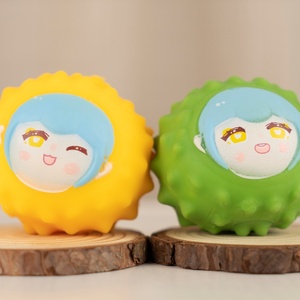 Vente en gros usine : Jouet Squishy amusant en TPR, simulation mangoustan, personnalisé, anti-stress, collant, à presser, pour soulager l'anxiété - Product Image 2