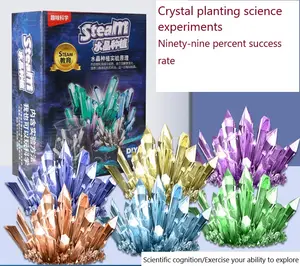 Kristali dikim DIY bilim deney seti eğlenceli ebeveyn-çocuk değişimi kimya deney kristalizasyon prensibi