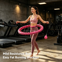 Cerceau de fitness intelligent lesté, standard d'exportation, pour entraînement de la taille et perte de graisse, pour adultes, hommes, femmes, étudiants, enfants, emballage d'exportation