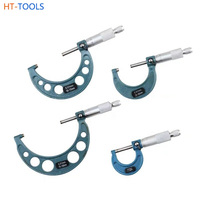 Customized Outside Micrometers Sets with High Accuracy Stainless Steel Measuring Tool 0-100 0-150mm