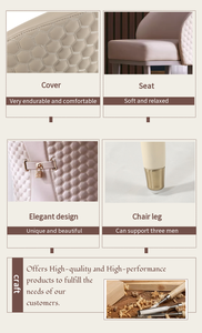 Schienale alto Hotel o sala da pranzo al coperto mobili di lusso di marca nuova gamba <span class=keywords><strong>in</strong></span> <span class=keywords><strong>legno</strong></span> sedia da pranzo <span class=keywords><strong>in</strong></span> pelle singola - Product Image 5