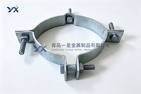 Collier de serrage pour poteau galvanisé à chaud en acier au carbone Q235, verrouillable pour tour de ligne de transmission, conception personnalisée disponible
