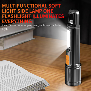 DC Power <span class=keywords><strong>LED</strong></span> Focus <span class=keywords><strong>Torch</strong></span> pin lithium hoạt động Mini Đèn pin khẩn cấp ánh sáng ngoài trời sử dụng ánh sáng cầm tay loại C sạc - Product Image 4