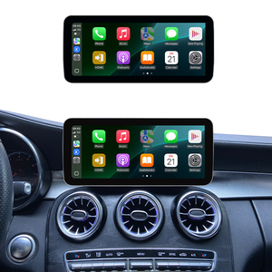 Hệ thống Linux Google Car đa phương tiện GPS navigation Carplay Player cho Mercedes C W205 GLC x253 2015-2019 - Product Image 1