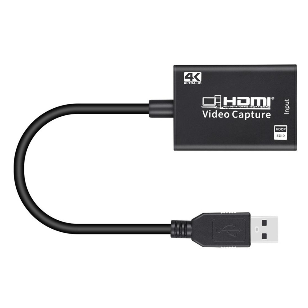 Carte De Capture Vidéo 4K HDMI Vers USB 3.0 - 1080p 30fps, Plug & Play - Pour Streaming, Jeux, Conférences - 8