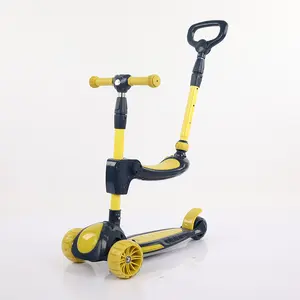 new type high quality 3 in 1 three wheel double two scooty for girls kids in uk nine 10 year 11 year with free shipping