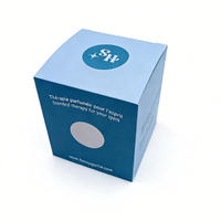 Boîtes cadeaux en cire de bougie de haute qualité avec laminage mat et gaufrage, emballage en forme de cube, fournisseur en gros