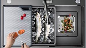 Fregadero de Cocina Grande de Acero Inoxidable 304 con Desagüe a la Derecha, Fácil de Limpiar, para el Hogar - Product Image 5