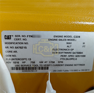 Mới chính hãng mèo động cơ C32B 647 6215 758kw tại 1750 vòng/phút ban đầu Sâu Bướm C32B 6476215 4675380 6172404 động cơ cho 777e - Product Image 4