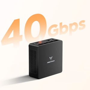 MINISFORUM Slim Series Mini PC UM870 AMD R7 8745H UM760 Slim R5 7640HS 2 * DDR5 2 * PCIE4.0 2,5G LAN NUC Mini ordenador WiFi6E - Product Image 6