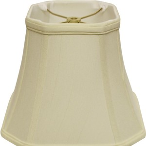 HMS 18 \ "campanello quadrato inclinato avorio Monay Shantung paralume eleganti cover e nuance - Product Image 4