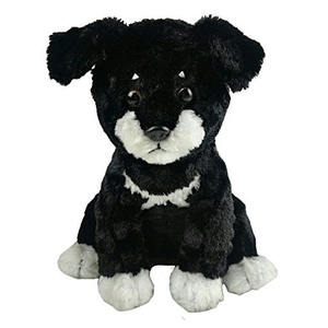 Boneka Anjing Teddy Hitam Malaikat Sampel Gratis, Boneka Anjing Hitam Isi Dakron Laris Grosir dengan Syal Merah, Boneka Anjing Hitam - Product Image 4
