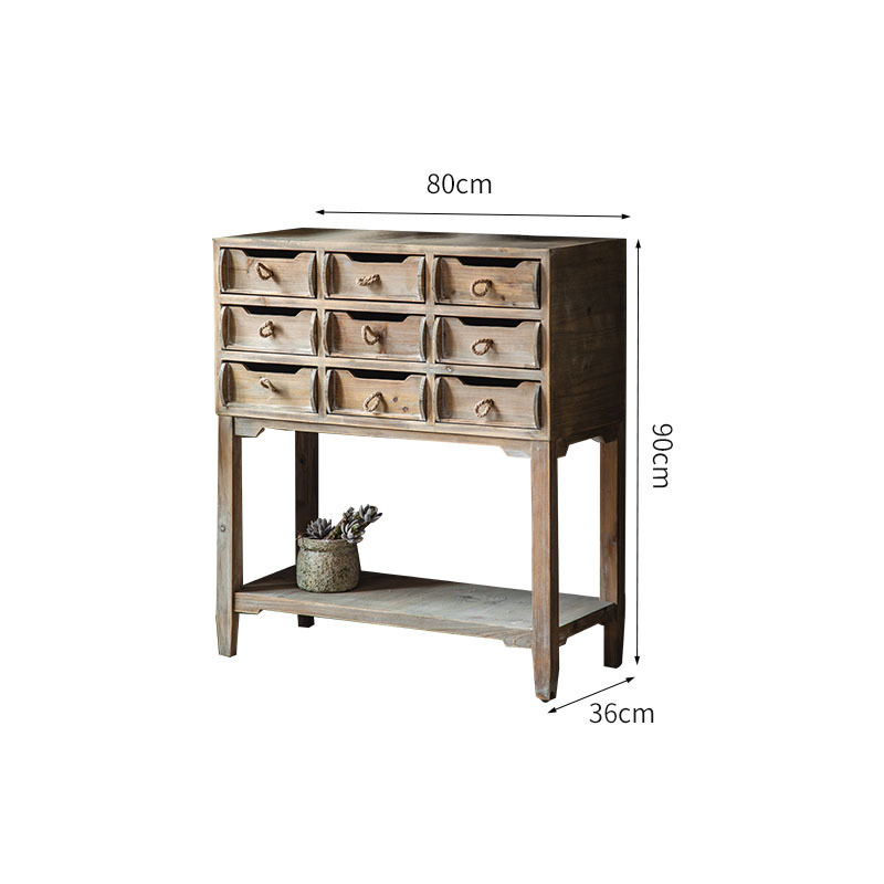 Commode à huit tiroirs - A42 (En rupture de stock, commande minimum 30 pièces)