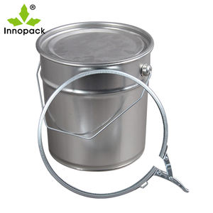 Contenedor de hojalata de alta calidad, anticorrosión y antioxidante, apto para uso alimentario, capacidad de 13 kg, venta directa de fábrica, cubeta metálica de 13 L - Product Image 1