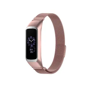 Correa de Acero Inoxidable para <span class=keywords><strong>Samsung</strong></span> Galaxy Fit2 R220, Banda de Metal con Cierre Magnético, Repuesto de Pulsera para Reloj Galaxy <span class=keywords><strong>Fit</strong></span> <span class=keywords><strong>2</strong></span> - Product Image 4