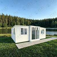 Maison conteneur extensible FLKT, coupe-vent et étanche, garantie 2 ans, directement de l'usine, villa préfabriquée moderne de luxe, mini-maison