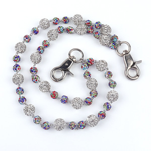 Chaîne de pantalon en jean à perles colorées de 12 mm, faite à la main, avec perles en strass, pour hommes et femmes - Product Image 2