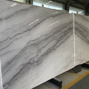 TMZ OEM/ODM Losas de Mármol Blanco Pulido Paisaje Mármol para Villa Moderna Azulejos Mesa de Comedor Losa Grande Forma de Piedra Diseño Gráfico - Product Image 4