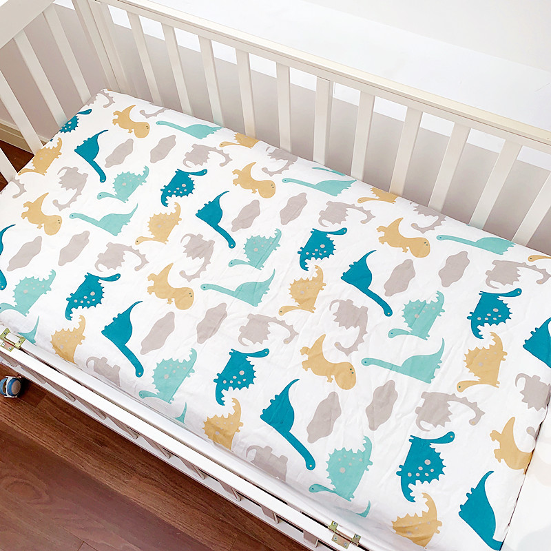 Натяжная простыня для кроватки, водонепроницаемый игровой матрас