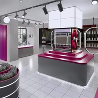 Meubles de présentation de parfums et de cosmétiques de luxe GZowin avec éclairage LED, design personnalisé, durables et faciles à nettoyer