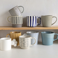 Mug à café en céramique vintage simple avec visage de chat mignon et oreilles blanches, idéal pour le petit-déjeuner, la tasse à thé, pour étudiants et usage domestique