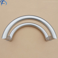 Manija de Puerta de Vidrio Tipo C de Acero Inoxidable de Alta Calidad, Herraje para Puerta Austin, Manija de Puerta Semicircular de Doble Cara para Empujar y Tirar