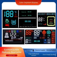 Écrans LCD matriciels pour véhicules fournis par l'usine chinoise, panneaux optiques, écrans VA à rétroéclairage négatif, affichages segmentés LCD