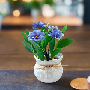 Orquídeas Mariposa en Maceta, Plantas Artificiales de Seda para Decoración del Hogar, Jardín, Habitación, Oficina, Mesa - Product Image 3