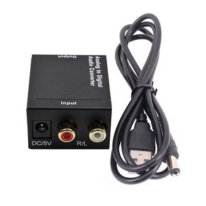 Convertitore Audio Professionale da Analogico a Digitale |   ADC a 24 <span class=keywords><strong>bit</strong></span>/192kHz |   Convertitore RCA/XLR a Ottico/Coassiale per Studio e Trasmissione - Product Image 4