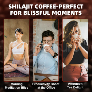 CHTNature Suplementos Energéticos, Café Instantáneo con Shilajit en Polvo, 100g/Bolsa, Café con Shilajit - Product Image 5