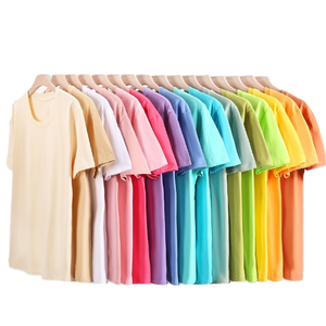 Camiseta Oversize de Algodón 100% con Impresión Personalizada al por Mayor, 220G 260G, de Alta Gramaje, Manga Corta, Cuello Redondo, Diseño Liso, OEM para Hombre - Product Image 1