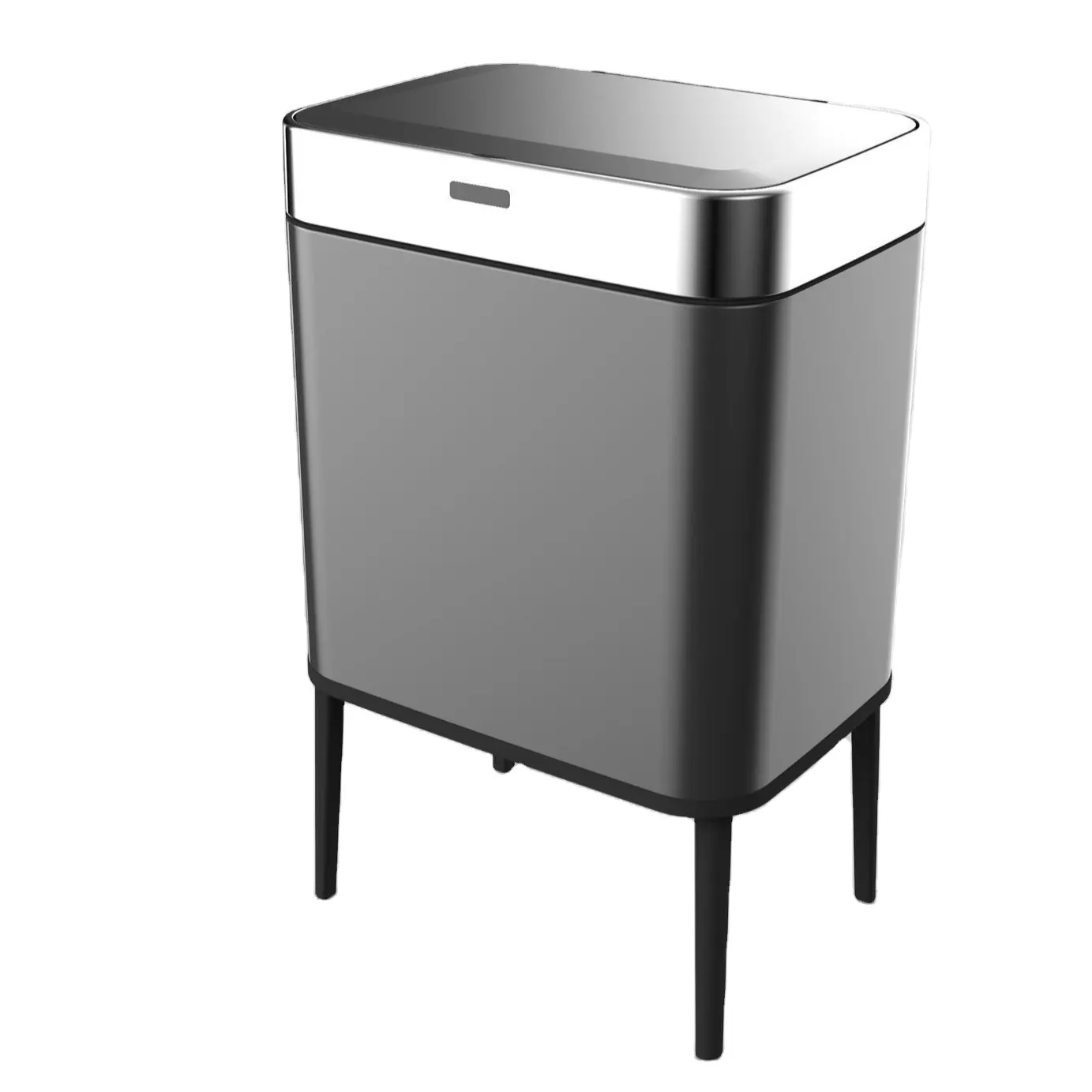 60L Household Stainless Steel Waste Bin Wholesale Kitchen Automatic Smart Trash Can garbage Bin