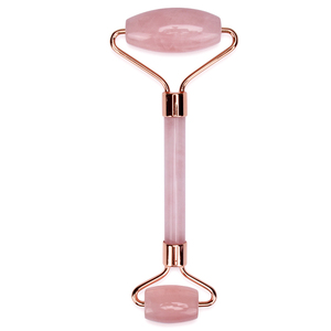 Equipos médicos de la piel belleza, adelgazamiento, masaje de cuarzo rosa jade rodillo para la cara - Product Image 1
