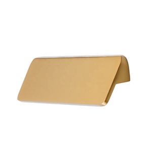 Tiradores de borde dorado, manijas de perfil decorativas personalizadas, manijas de armario para dormitorio, armario, <span class=keywords><strong>puerta</strong></span> corredera - Product Image 4