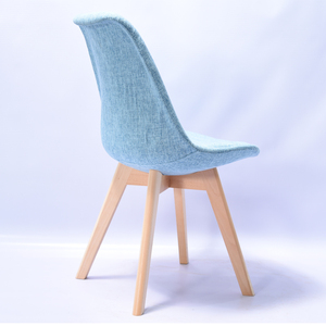 Échantillon gratuit de meubles scandinaves d'occasion à vendre <span class=keywords><strong>chaise</strong></span> de salle à manger en plastique siège pieds en bois <span class=keywords><strong>tulipe</strong></span> en plastique - Product Image 2