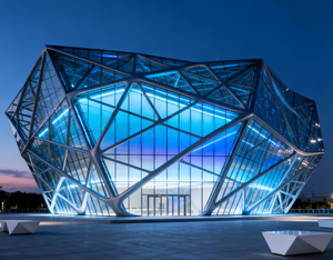 Bâtiments commerciaux modernes en acier préfabriqué, salles d'exposition, restaurants, bureaux, librairies, cafés - Product Image 6