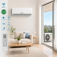 Aire Acondicionado Split de Pared A+++ R32 DC 24000 BTU, Modo Silencioso, Frío/Calor, 220V, Uso Doméstico y Hotelero, Control por Aplicación
