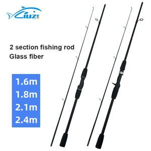 Корк спиннинг из стекловолокна EVA ручка Ямато стержень легкий вес углеродного волокна 2 секция удочки литье вращающийся рыболовной удочки - Product Image 6