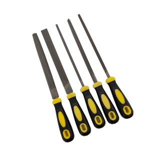 Juego de Limas para Carpintero de 224mm-256mm, Acero con Alto Contenido de Carbono, con Mangos, Limas Planas, Redondas, Triangulares, Gruesas, Medianas y Finas - Product Image 2