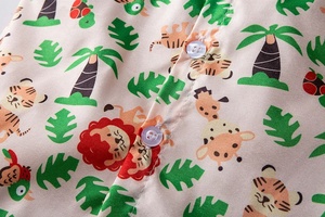 Enfants vêtements d'été imprimé Costume vêtements pour enfants 1 à 6 ans garçons <span class=keywords><strong>mode</strong></span> costumes pantalons courts vêtements de vacances - Product Image 4