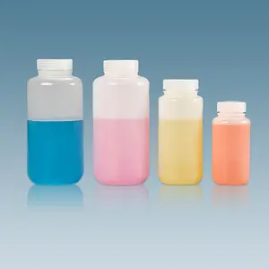 Kostenlose Proben 15ml-1000ml HDPE PP Kunststoff-Weithals-Labor reagenz flaschen für Pharmazeutika