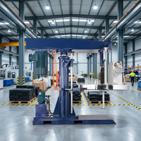 Mélangeur de peinture automatique Farfly FDG75 75 kW avec agitateur, moteur SUS316/SUS304, haute productivité, sous vide/sous pression pour la construction