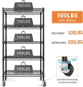 Étagère de rangement en fil métallique robuste pour équipement de cuisine commerciale, certifiée NSF, vente en gros d'usine chinoise - Product Image 5
