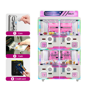 Máquina Expendedora de Cápsulas de Juguetes Multi-Gabinete, Máquina Arcade Gacha Gachapon con Monedas, Fichas, Código QR y Pago con Tarjeta de Crédito - Product Image 2